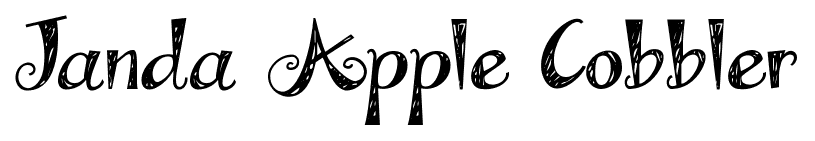 Janda Apple Cobbler font